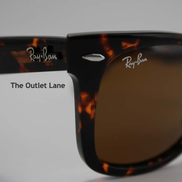 Model Display Ray-Ban Wayfarer Tortoise Brown RB2140 - Picture 12 of 16